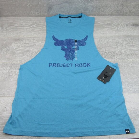 Under Armour Project Rock Brahma Bull Tank Top Mens Size Large NEW - Picture 3 of 11
